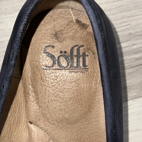 SOFFT Women’s Napoli Navy Leather Loafers 11M - Picture 5 of 11